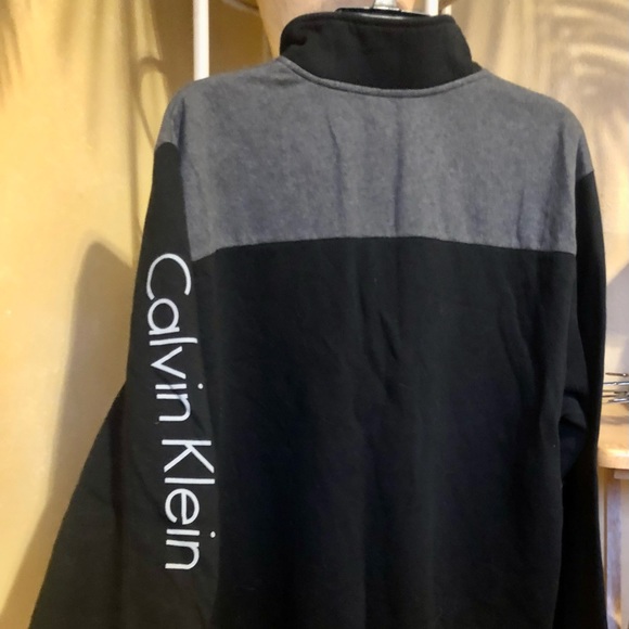 Mens X-Large Black & Grey zip up sweatshirt - Picture 2 of 2